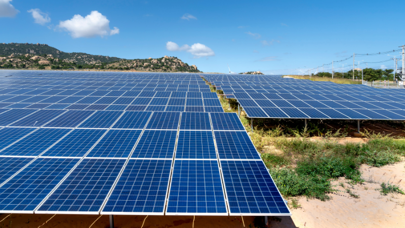 Ground-mount solar array